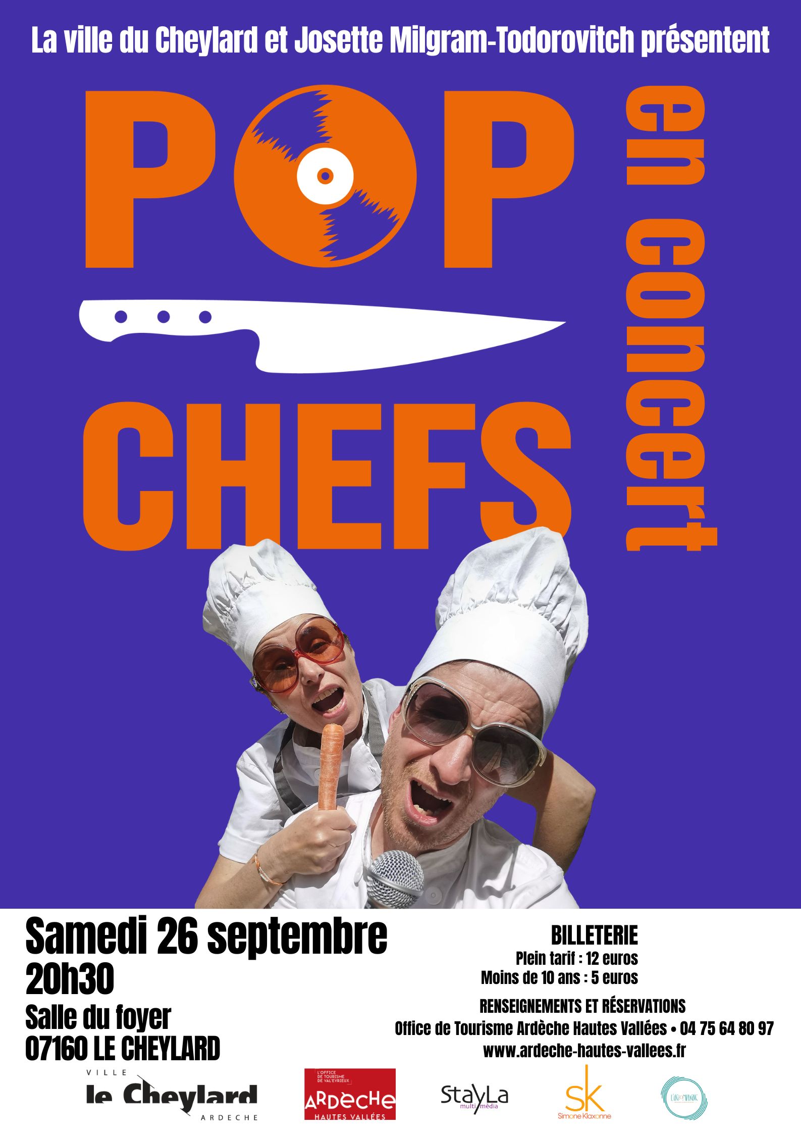 Pop Chefs en concert - L'Automnal gourmand