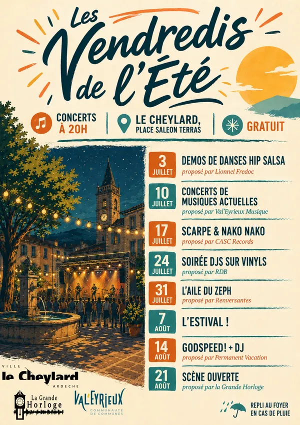 Les vendredis de l'été