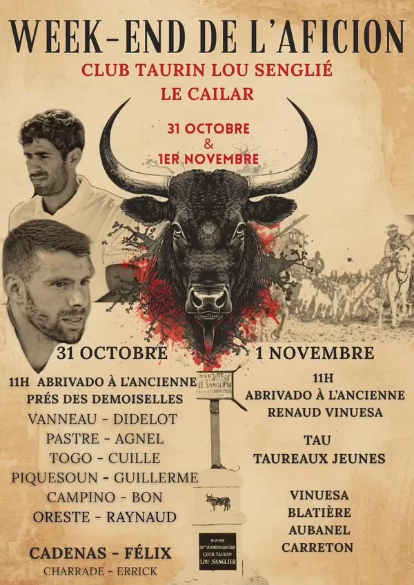 [Annulé] Week-end de l'Aficion