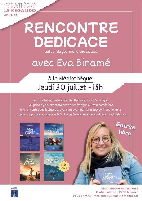 Rencontre dédicace avec Eva Binamé