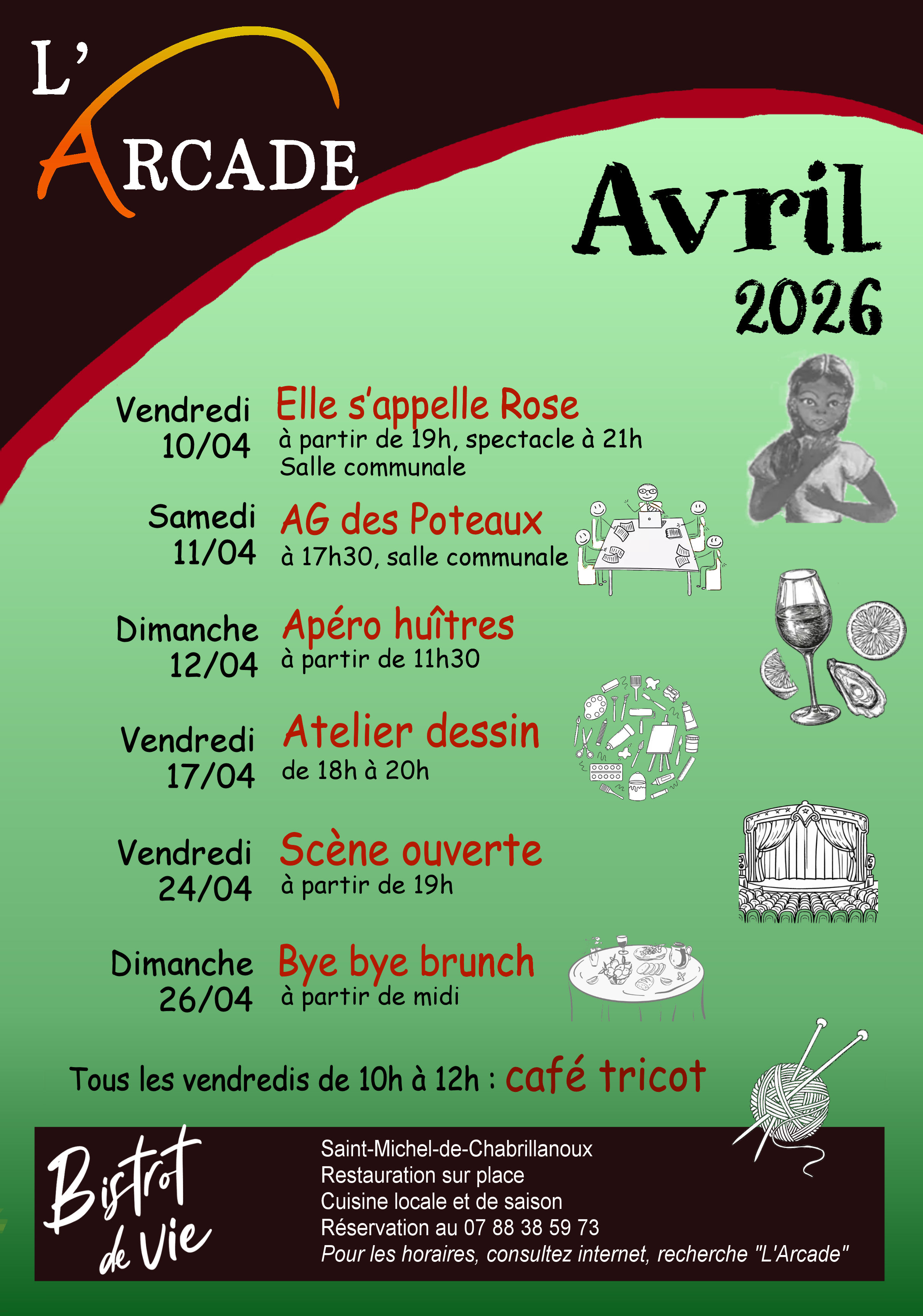 Apéritif spécial "dégustation d'huîtres"