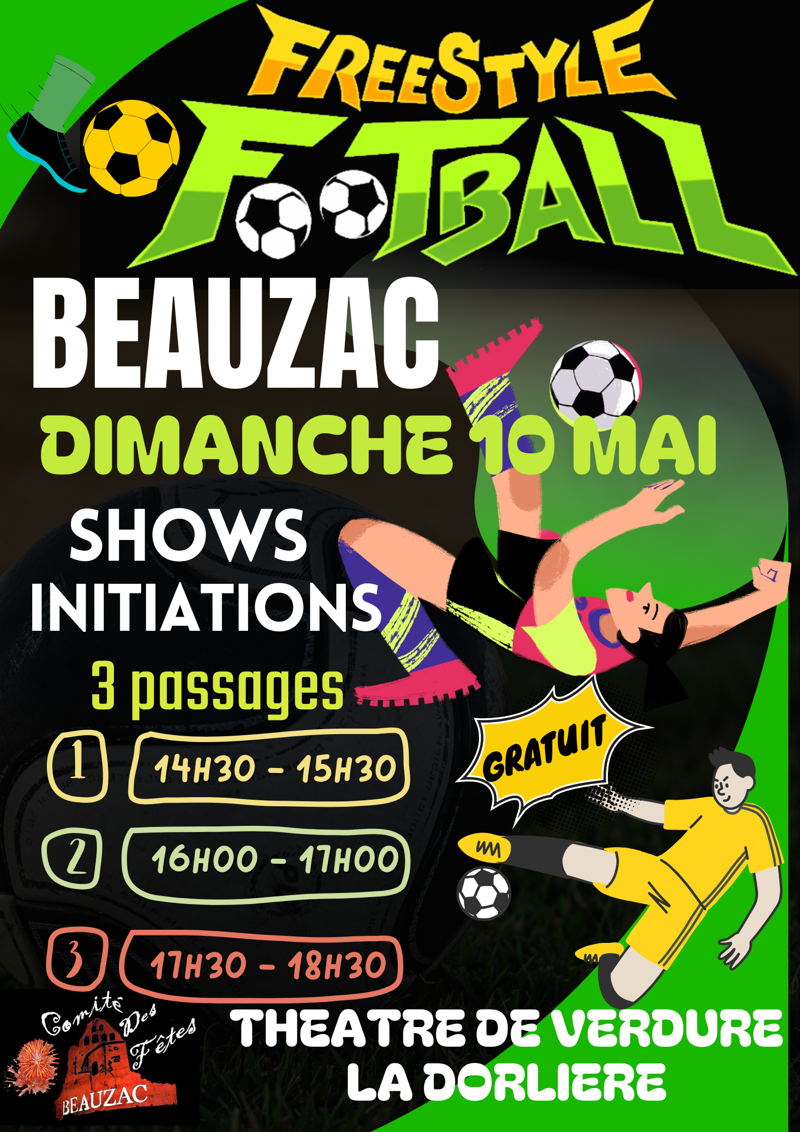 Shows et initiations Freestyle football