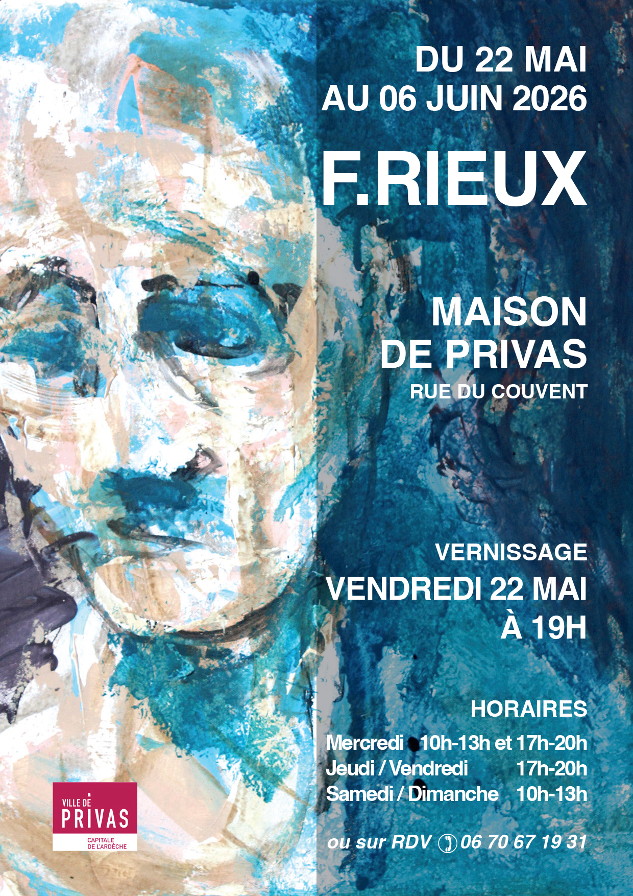 Exposition de peinture de François Rieux