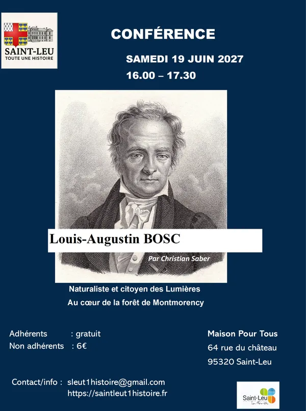 Louis-Augustin Bosc, naturaliste et citoyen des Lumières Au cœur de la forêt de Montmorency