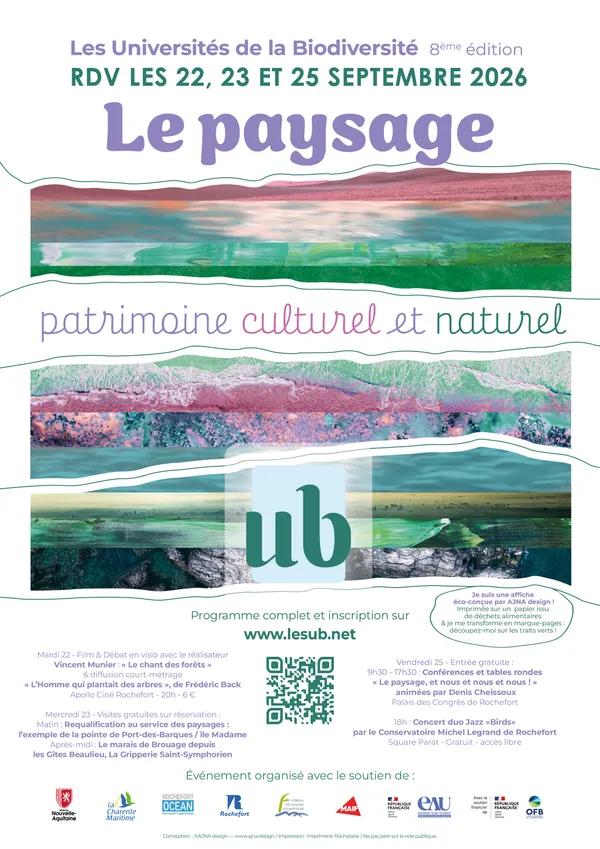 Les Universités de la biodiversité sur le thème "le paysage, patrimoine culturel et naturel"