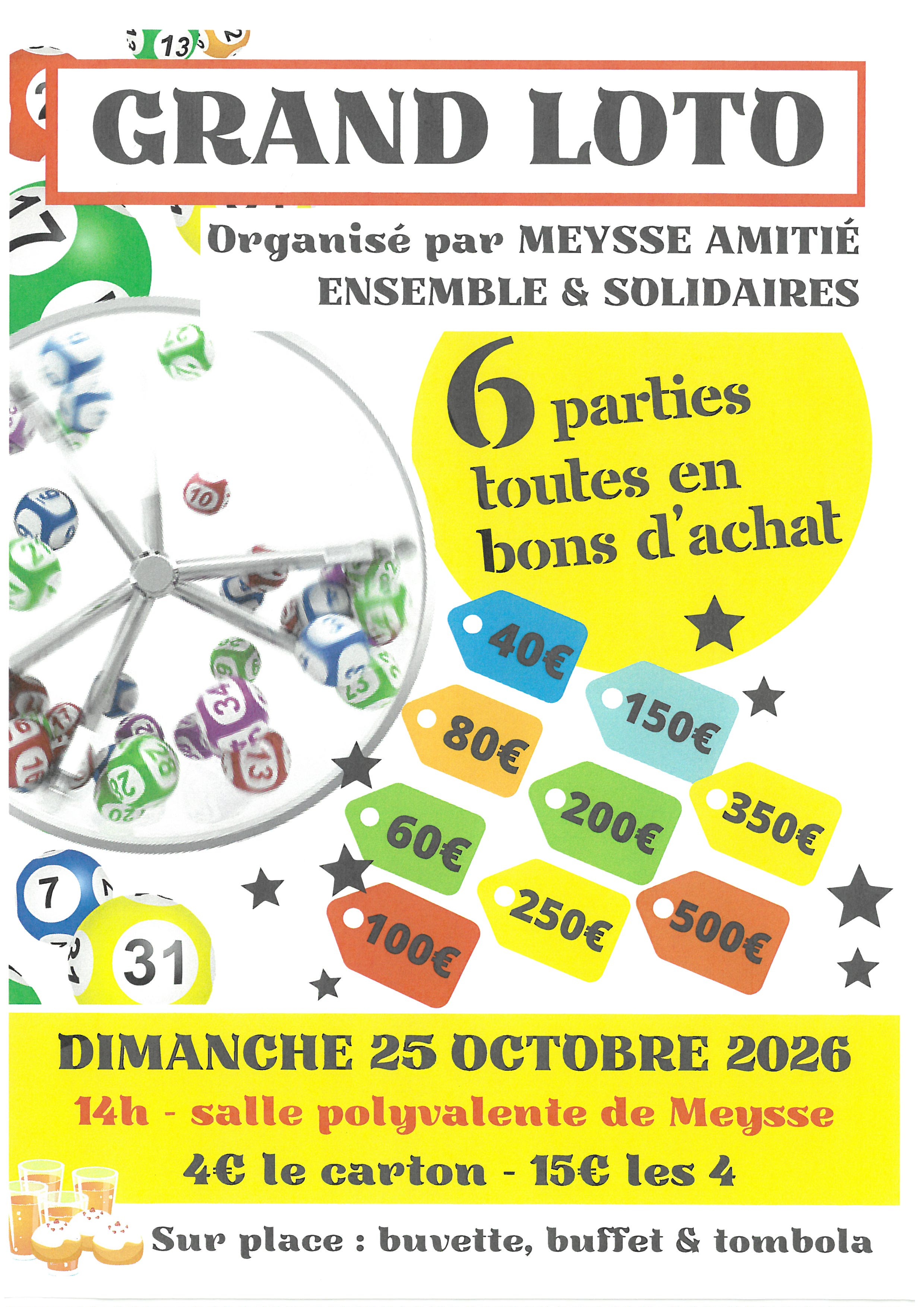 Grand loto de l'UNRPA