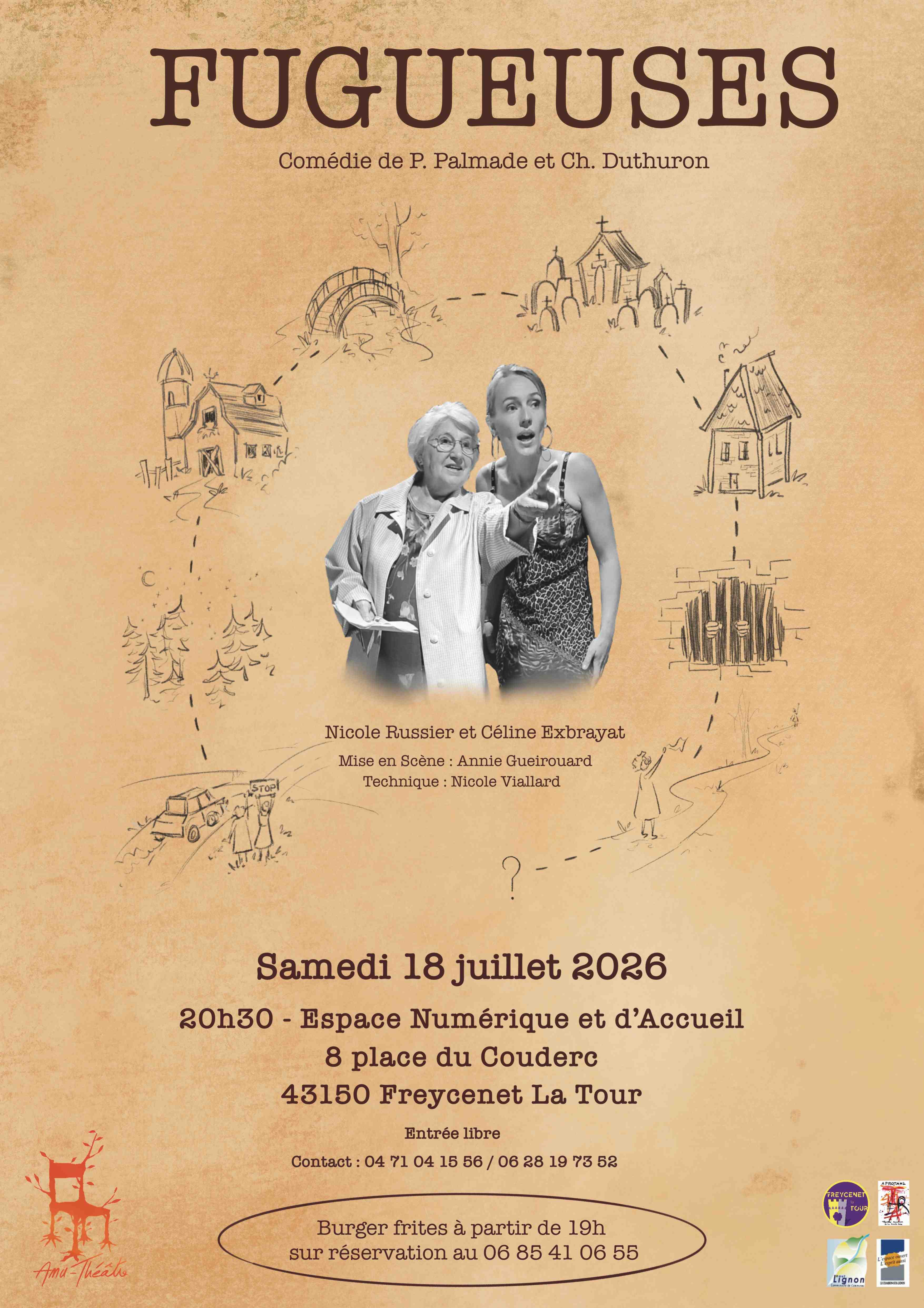 Pièce de théâtre - Troupe L'Amathéâtre "Fugueuses"