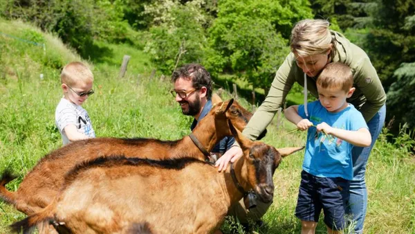 Visite de la chèvrerie - L'Automnal gourmand
