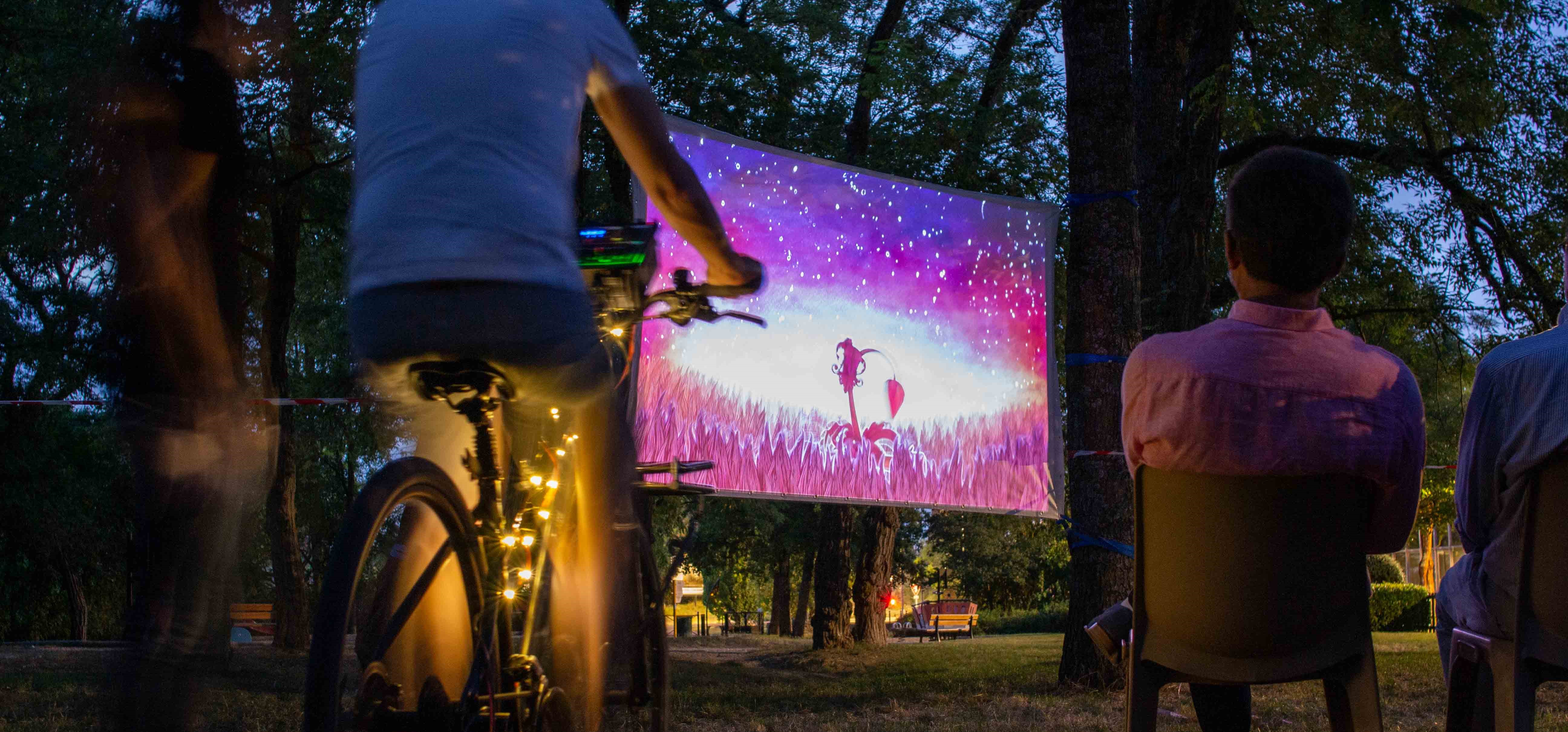 Cinécyclo à la Maison du Parc